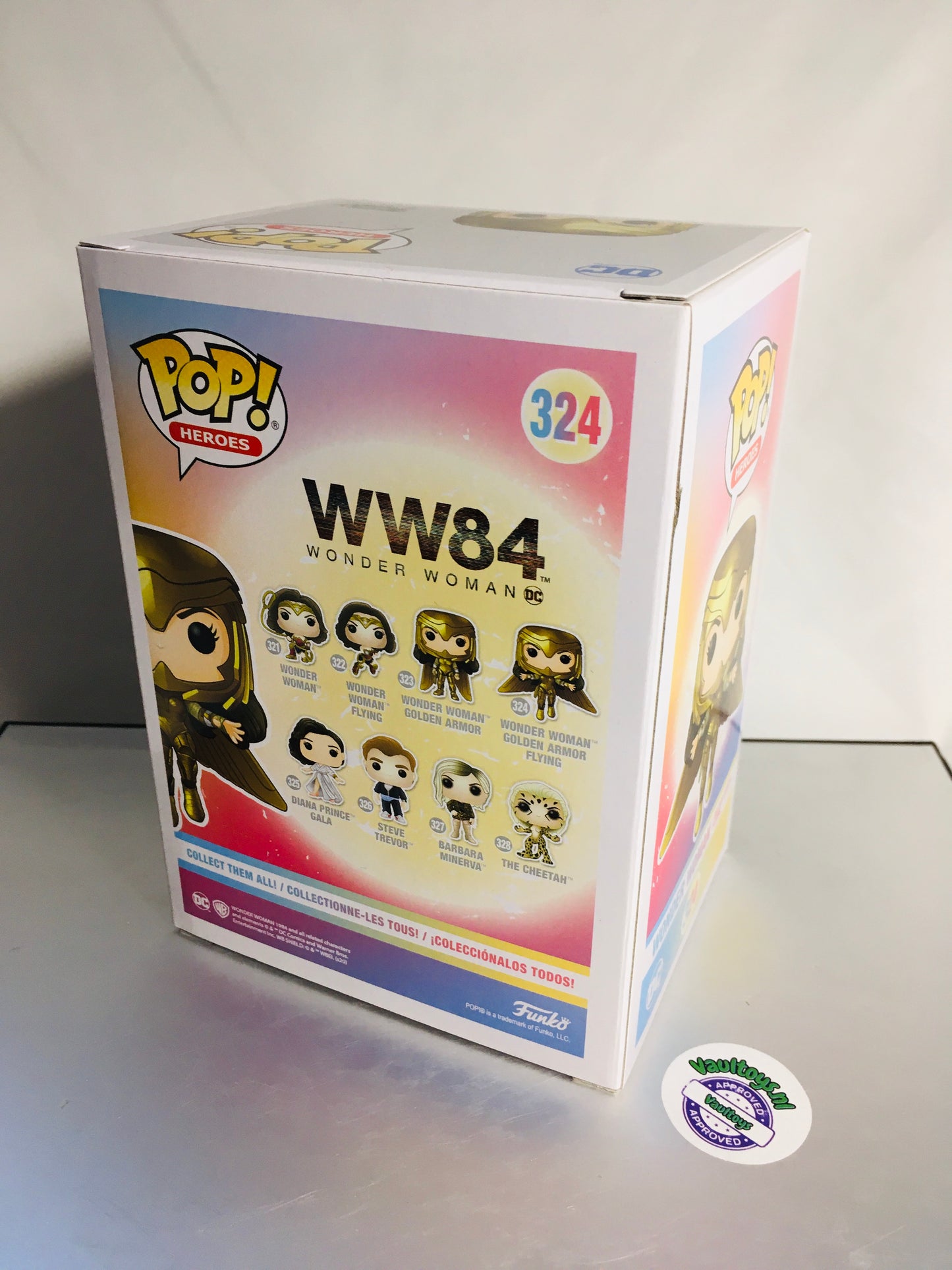Funko Pop! Wonder Woman Gouden Pantser Vliegend 324 DC Heroes
