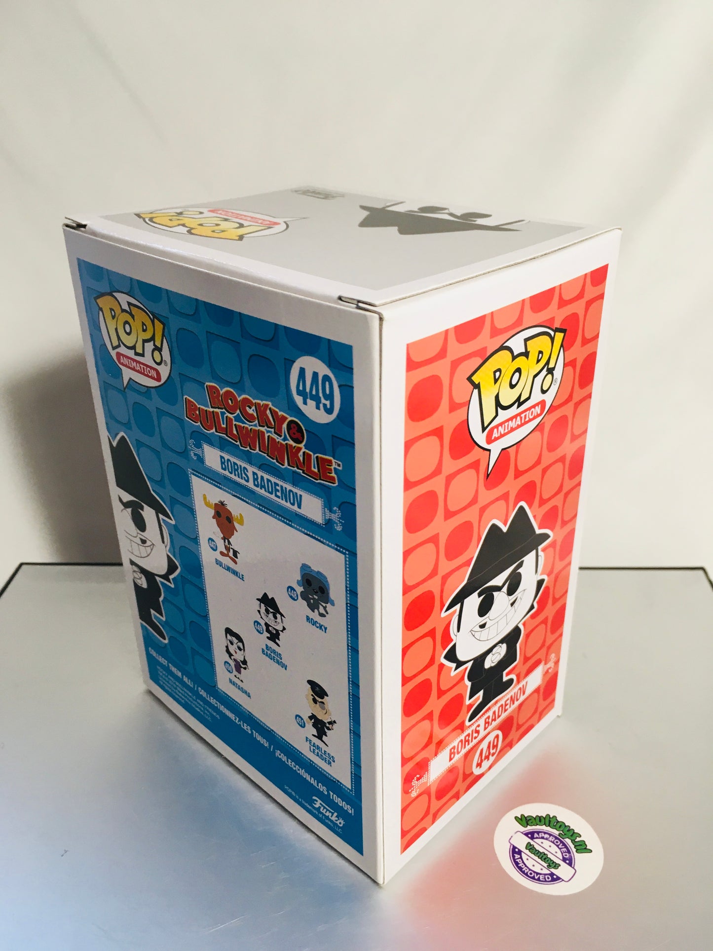 Funko Pop! Boris Badenov 449 The Rocky and Bullwinkle Show