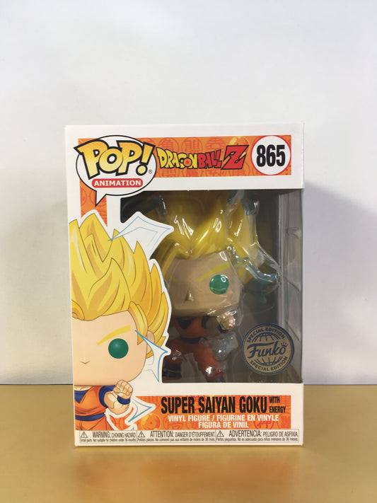 Funko Pop Super Saiyan Goku with Energy 865