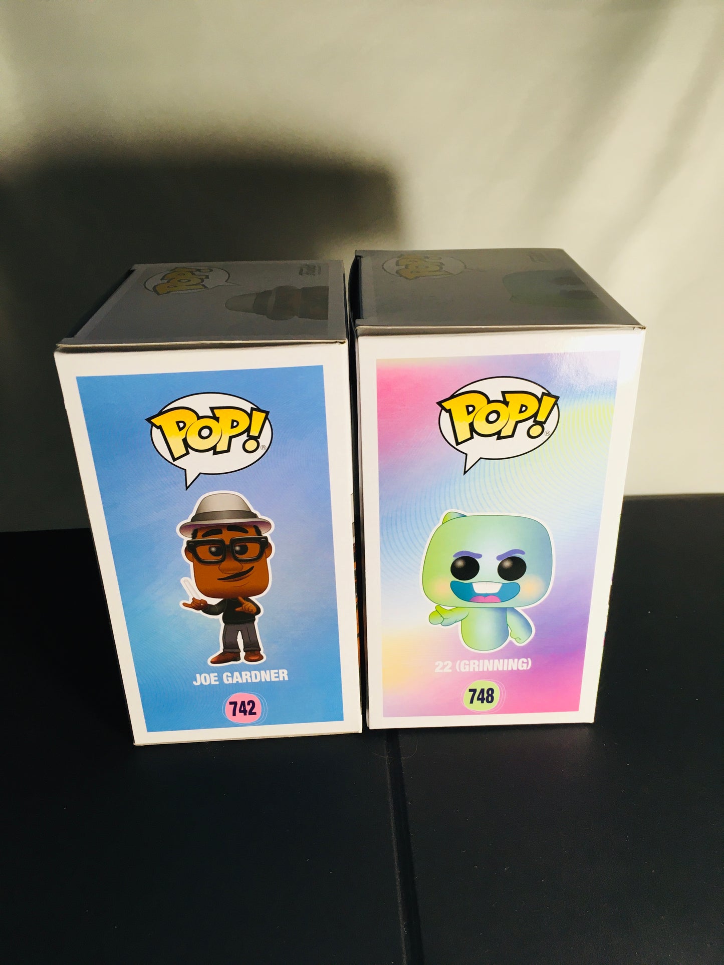 Funko Pop! Soul Joe Gardner 742 & 22(Grinning) 748 Disney