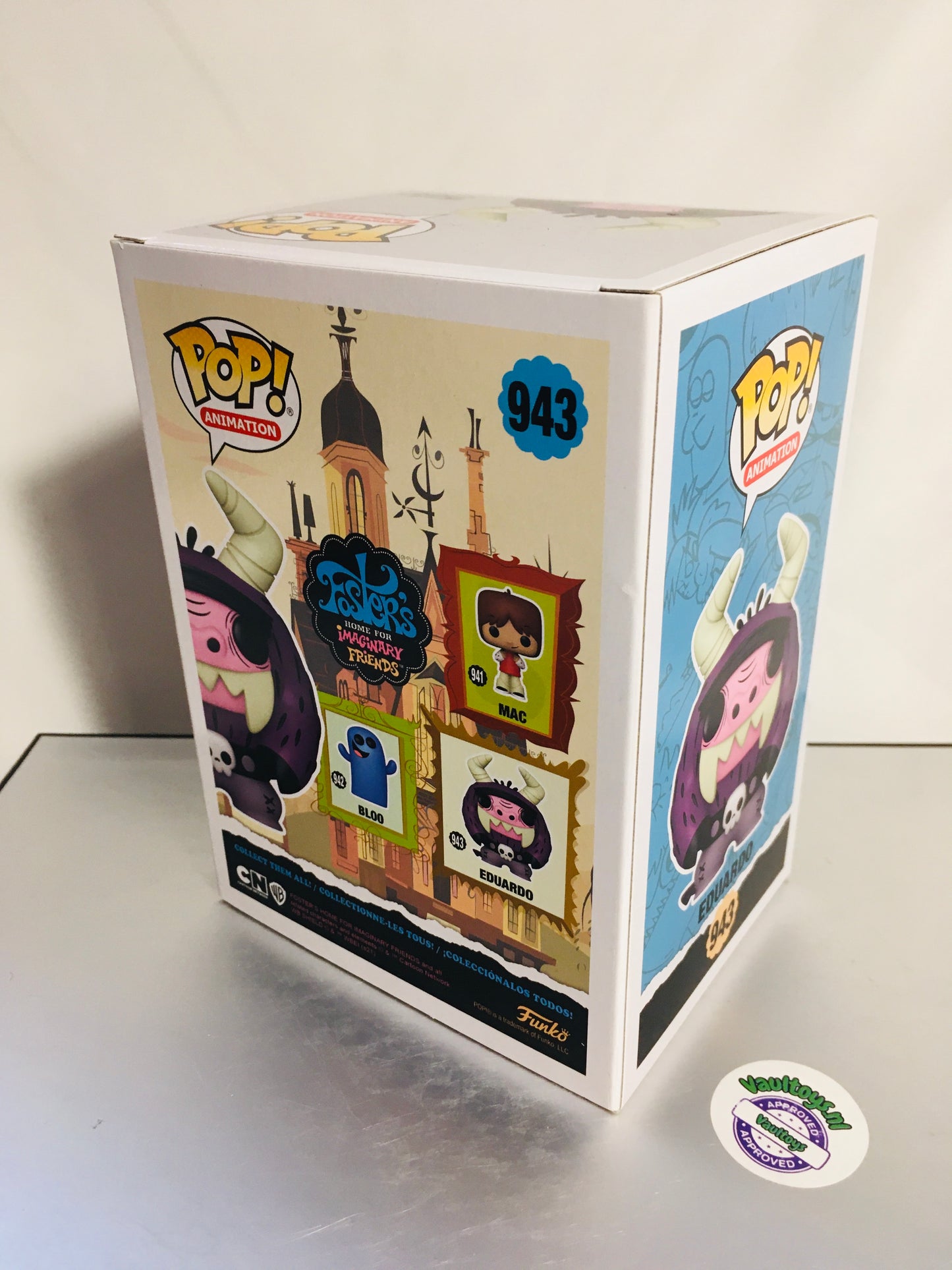 Funko Pop! Eduardo 943 Flocked Fosters Home voor denkbeeldige vrienden