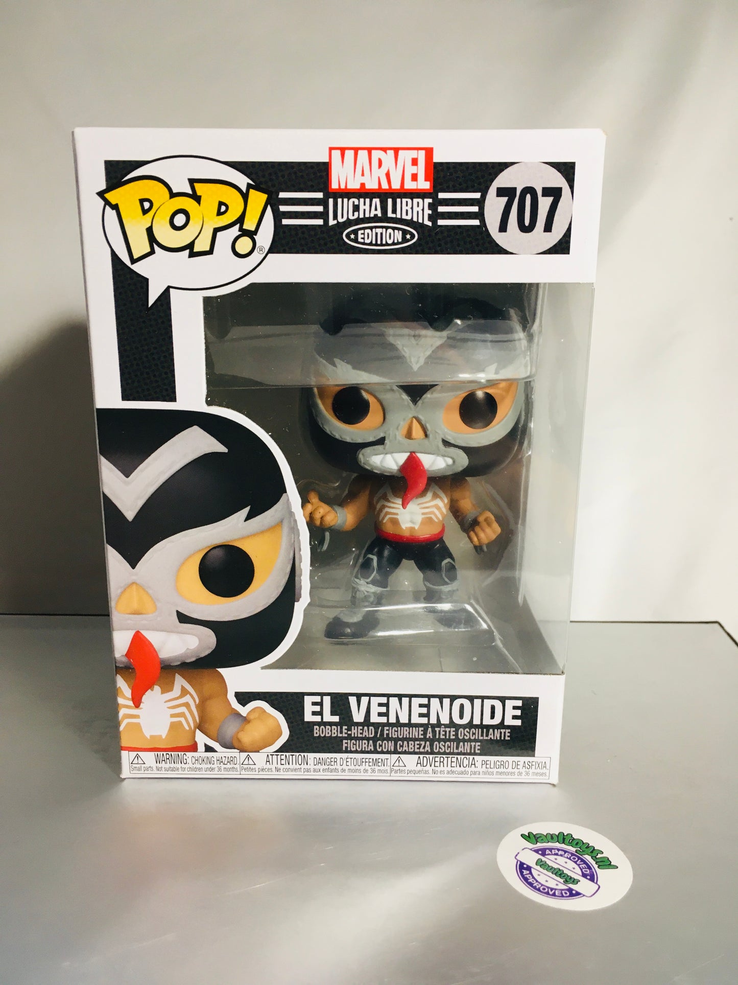 Funko Pop! El Venenoide 707 Lucha Libre Marvel