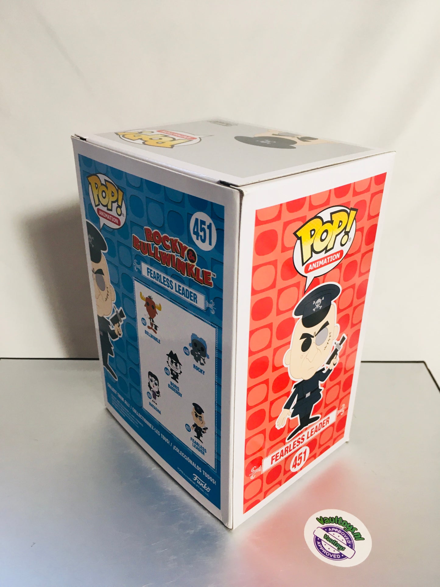 Funko Pop! Fearless Leader 451 The Rocky and Bullwinkle Show