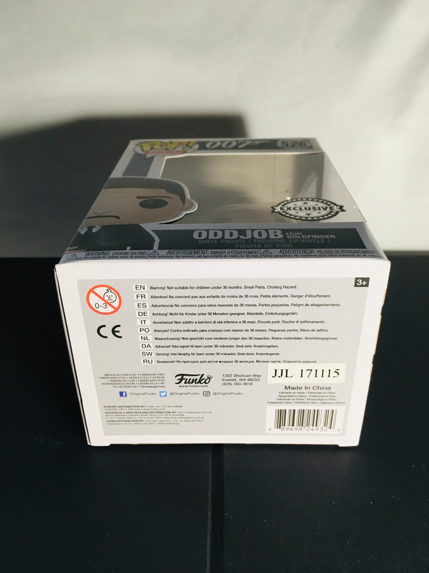 Funko Pop Oddjob 526 James Bond 007 Exclusief