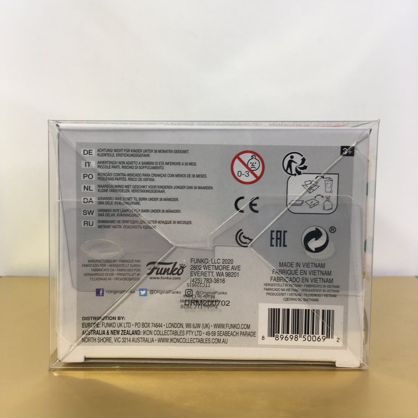 Gewelfde Funko Pop Super Saiyan 3 Goku 492 GITD