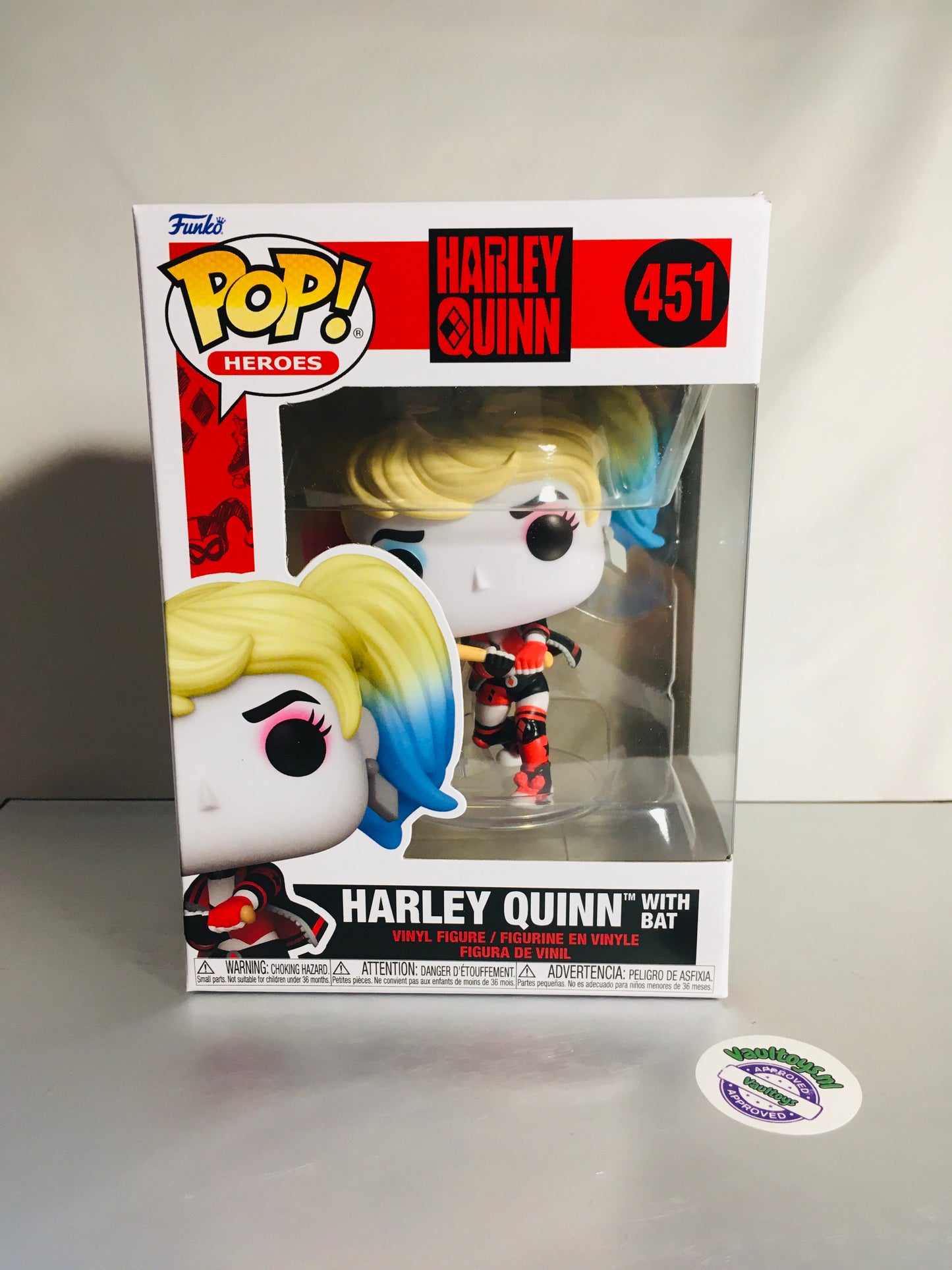 Nabestelling: Funko Pop! Harley Quinn met Bat 451 DC Heroes