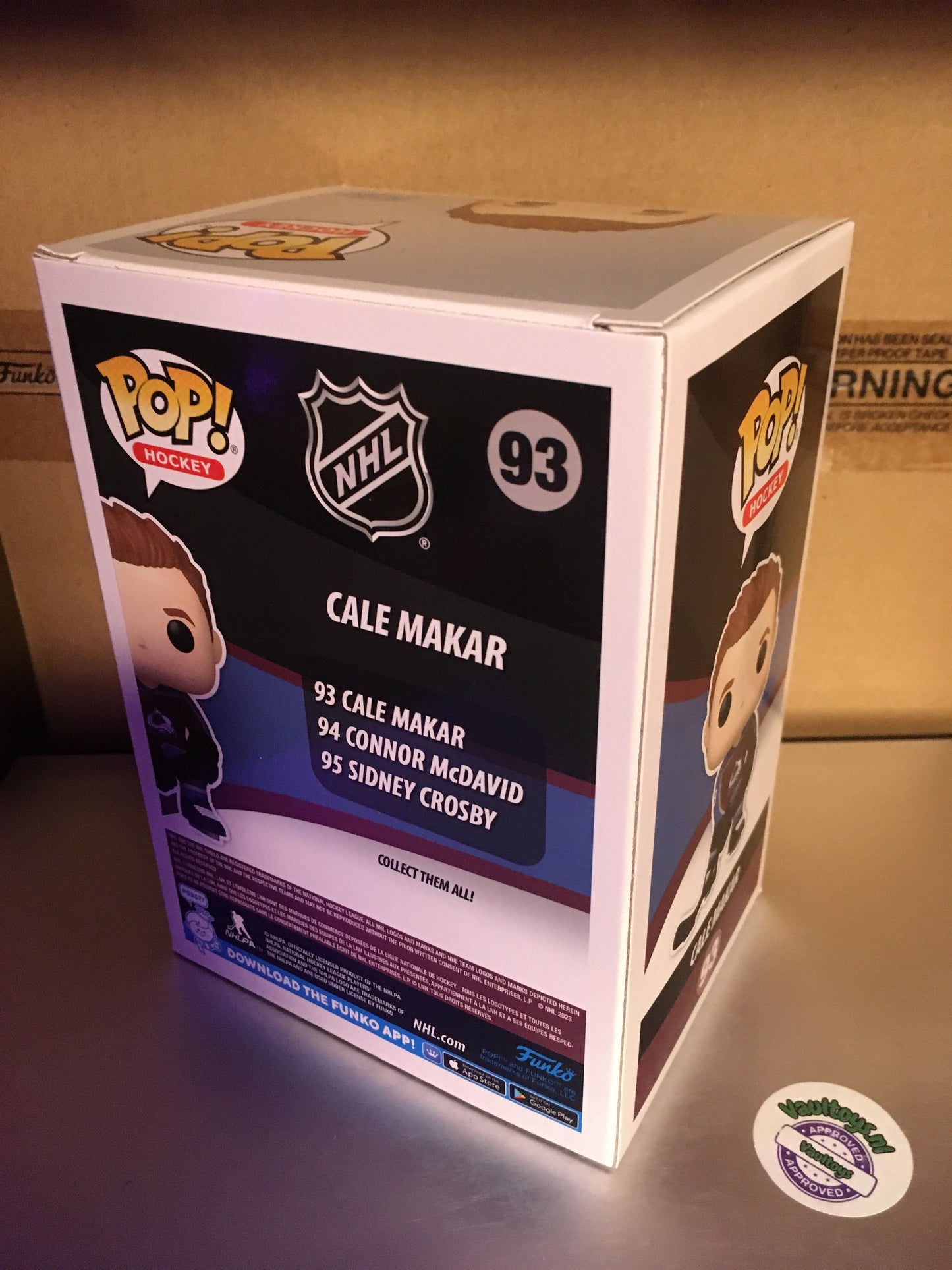 Funko Pop! Cale Makar 93 NFL