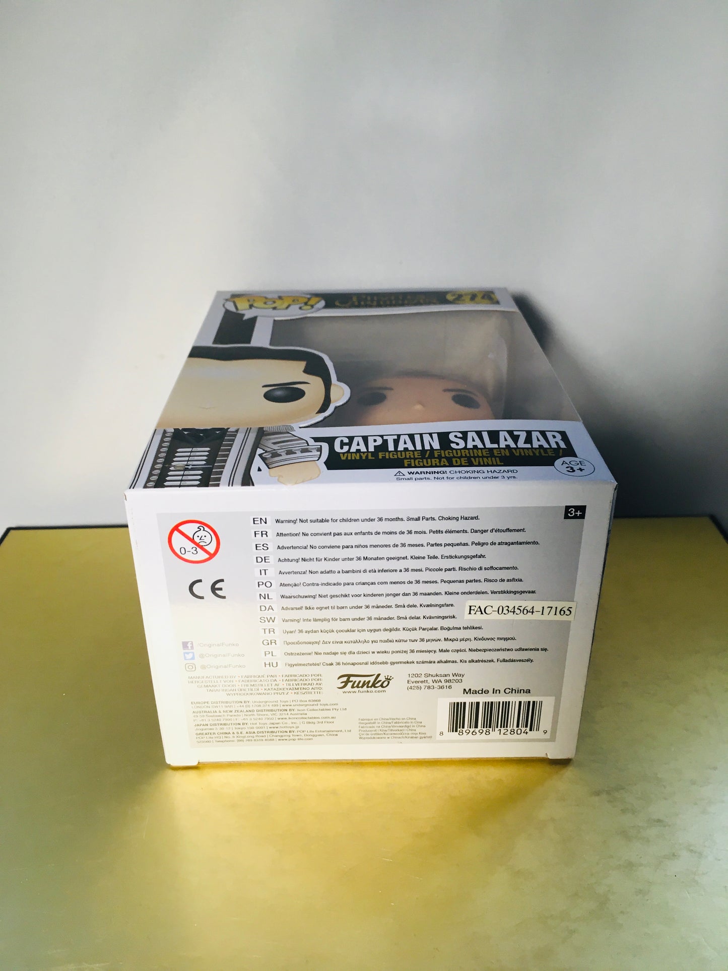 Nabestelling: Funko Pop Captain Salazar 274