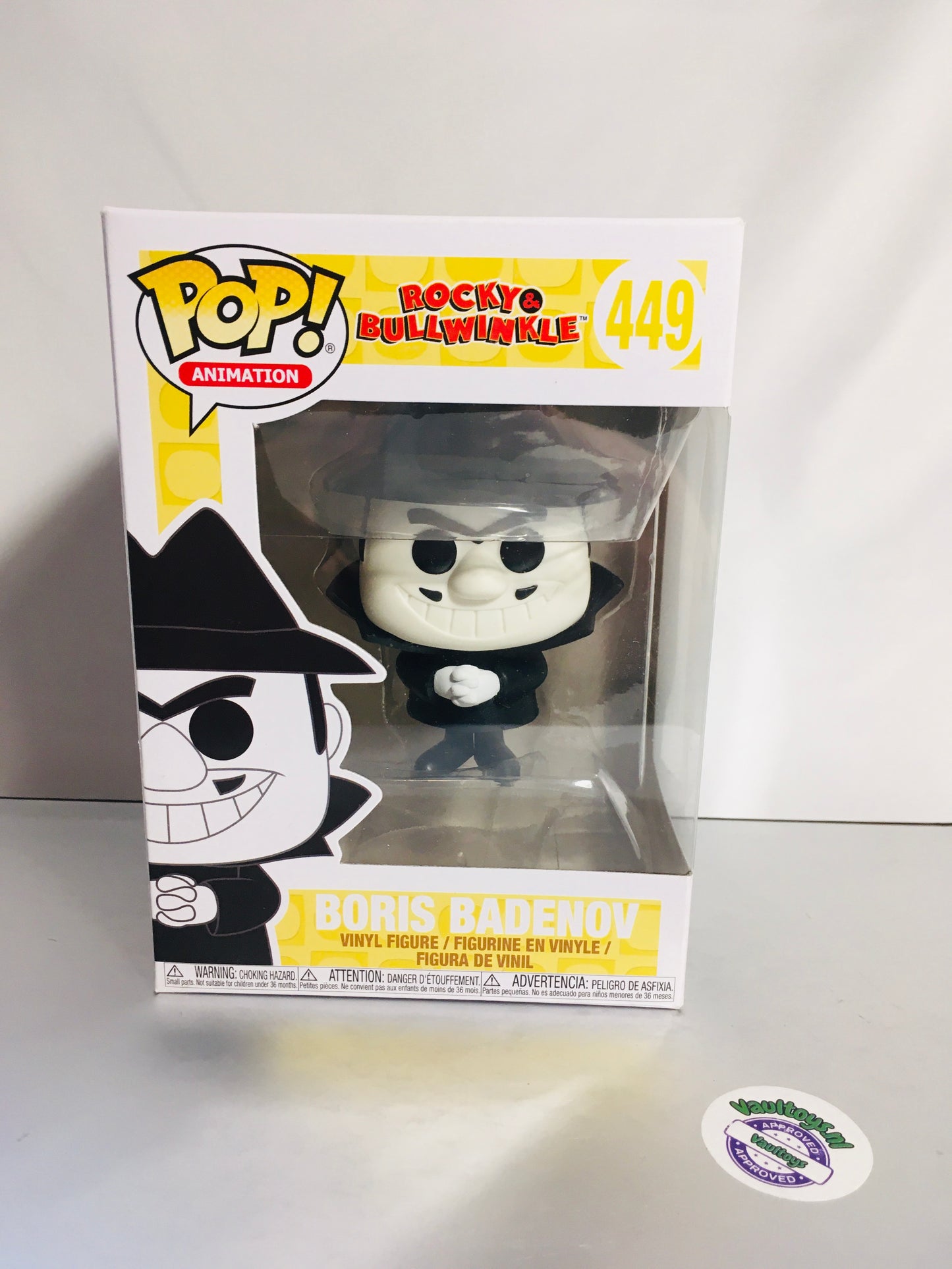 Funko Pop! Boris Badenov 449 The Rocky and Bullwinkle Show