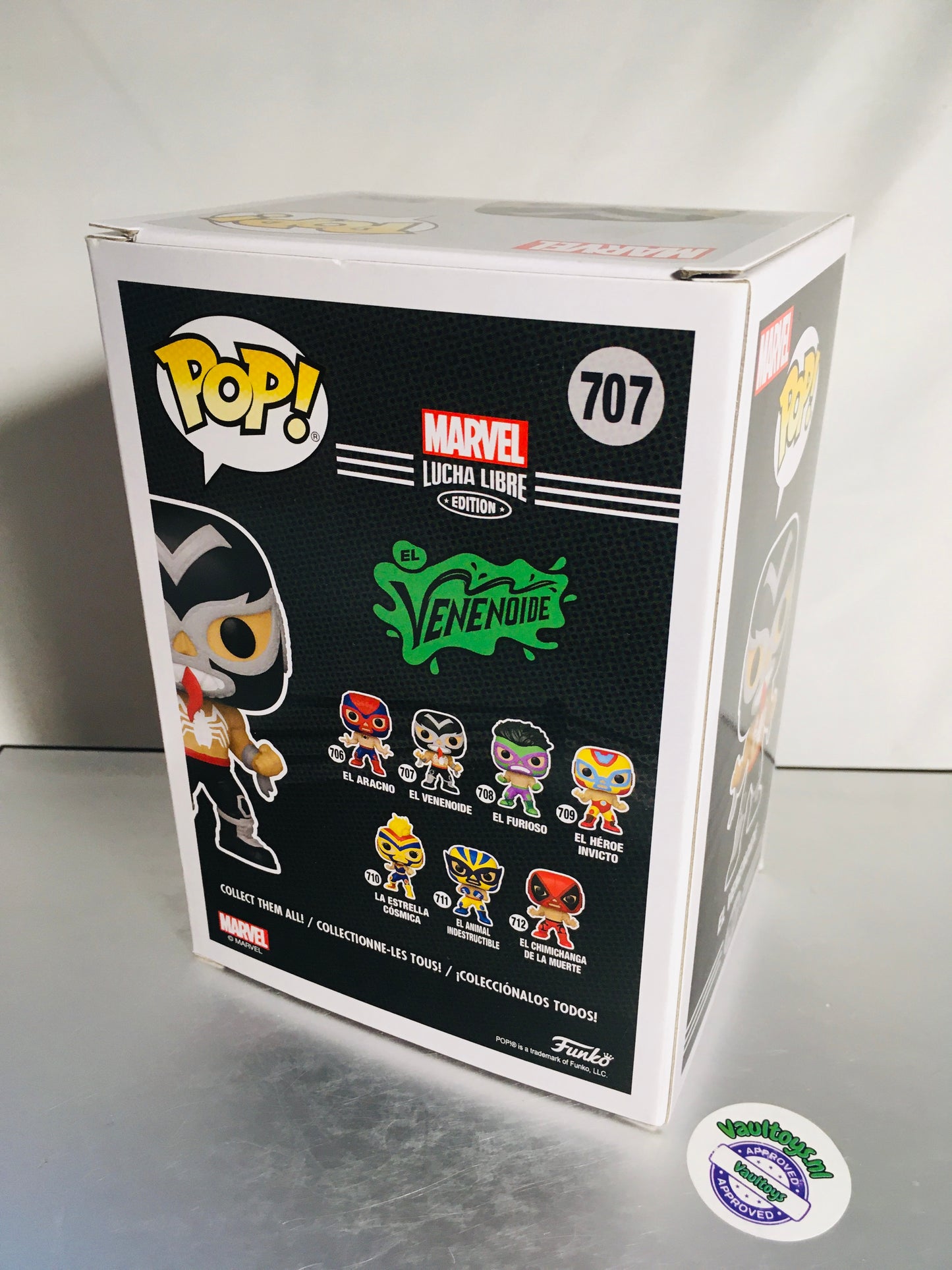 Funko Pop! El Venenoide 707 Lucha Libre Marvel