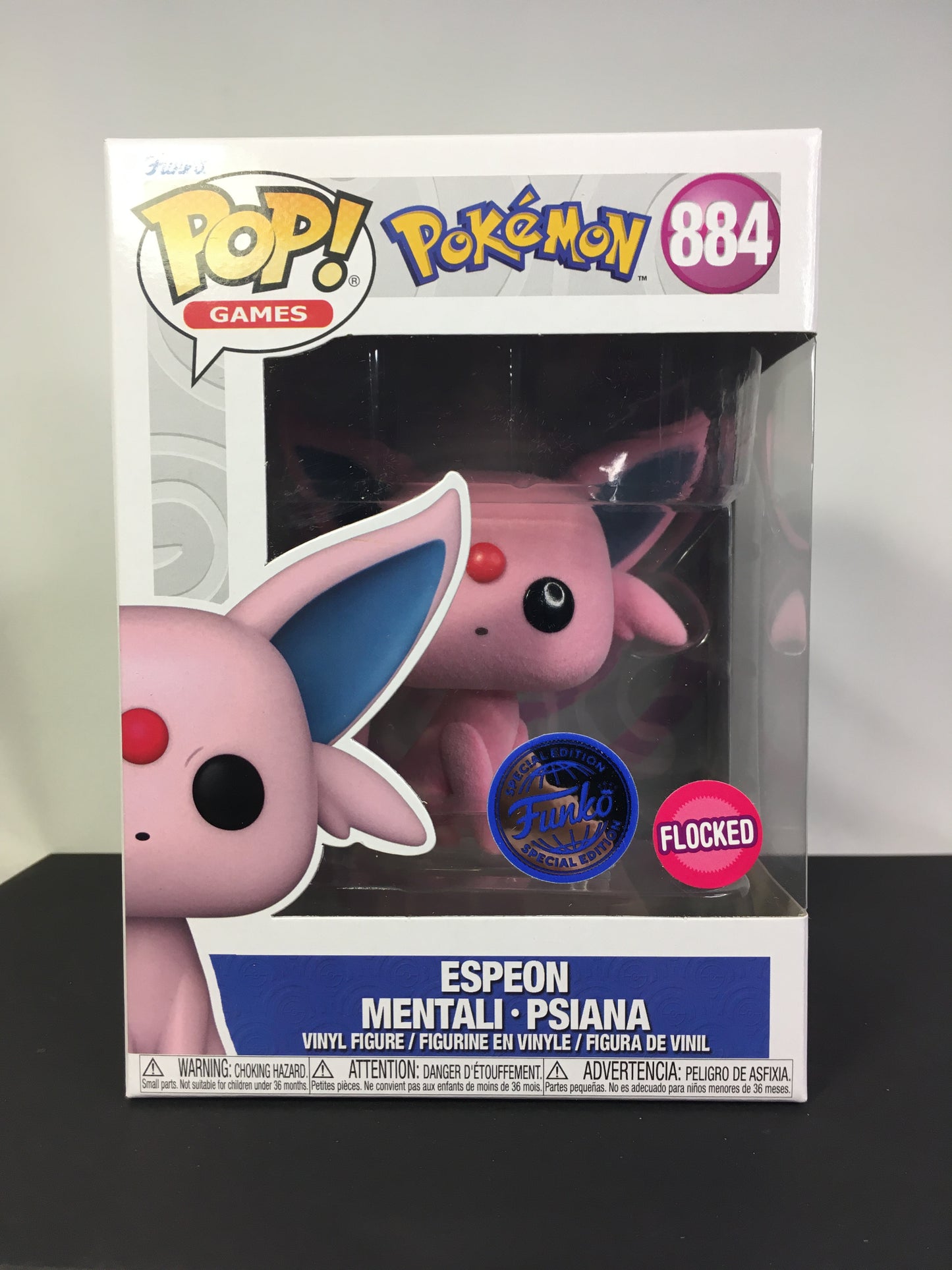 Pre-order: Funko Pop! Espeon 884 Gevlokt