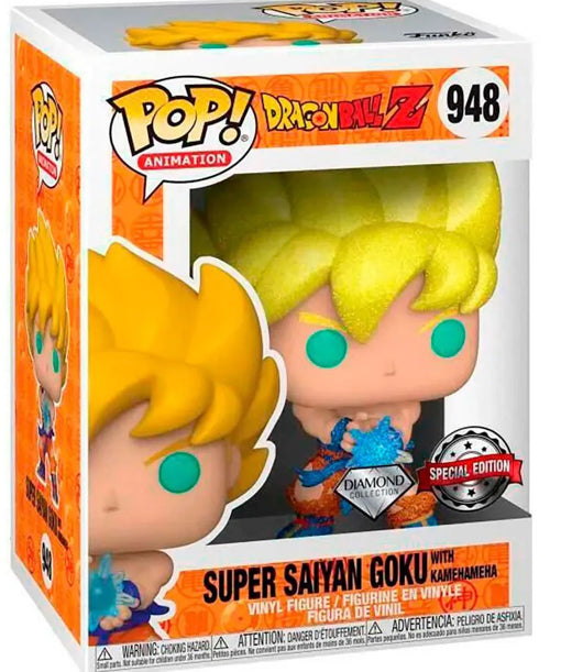 Backorder: Funko Pop! Super Saiyan Goku with Kamehameha 948 Diamond