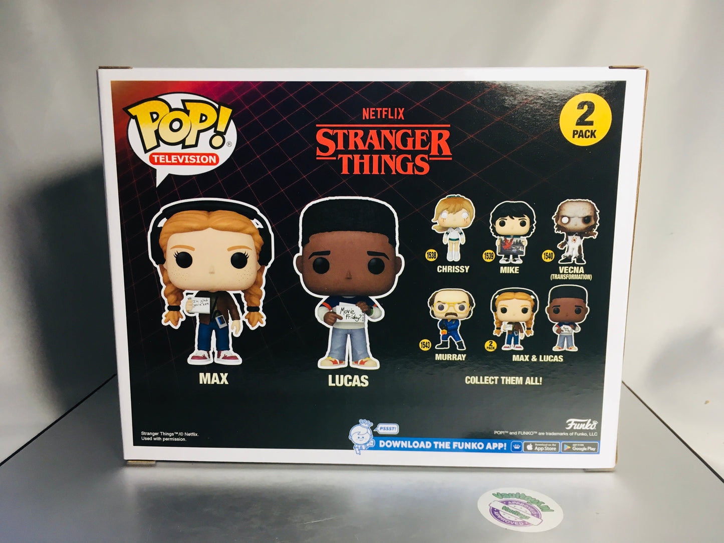Preorder: Funko Pop! Max & Lucas 2 Pack Stranger Things