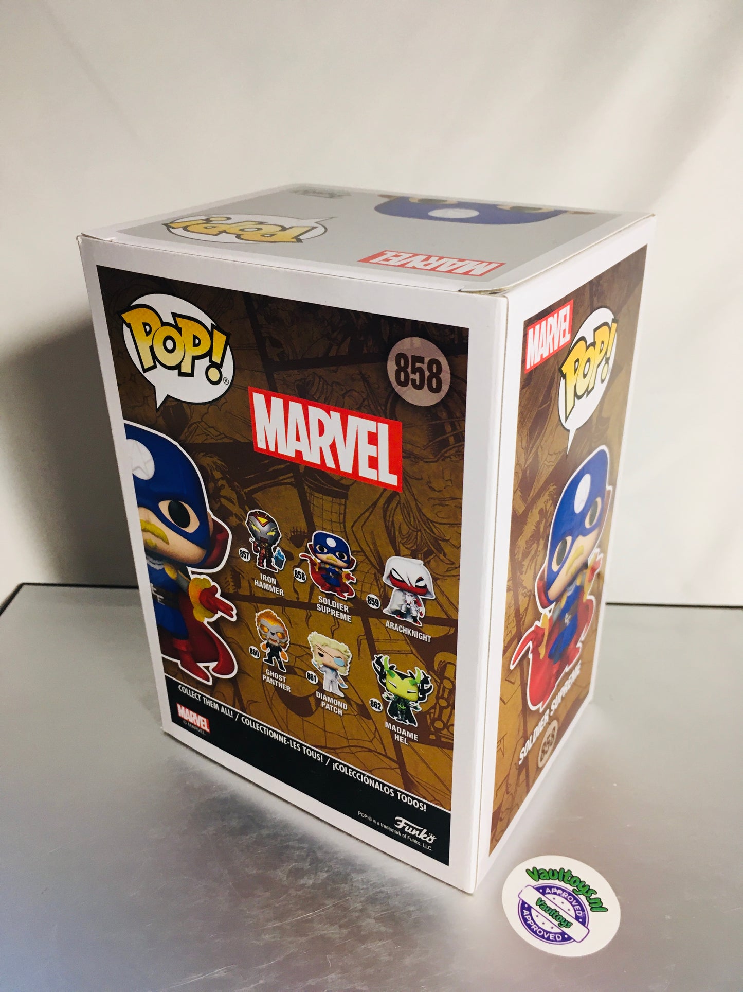 Funko Pop! Soldier Supreme 858 Infinity Warps Marvel