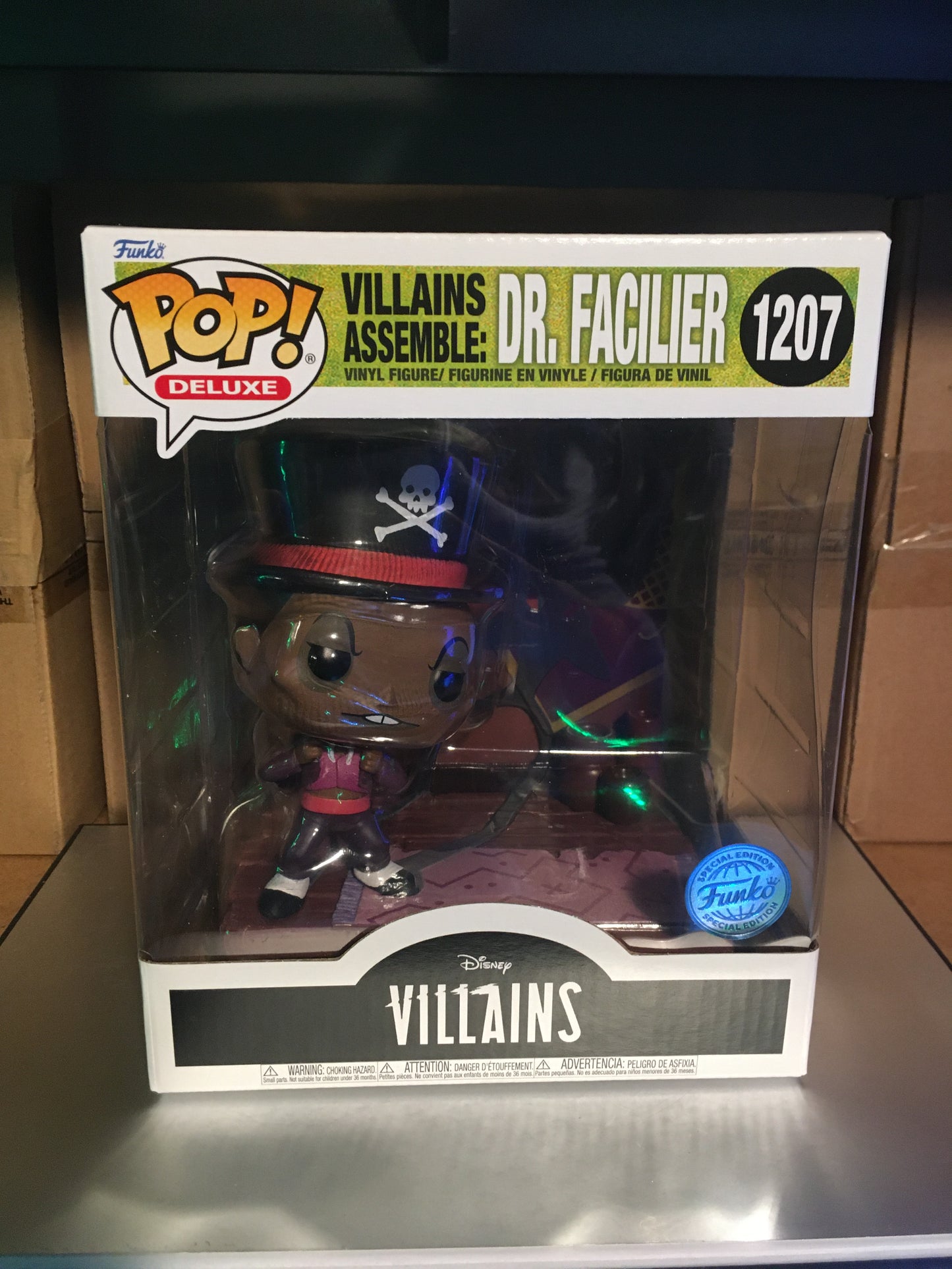 Funko Pop! Villains Assemble: Dr Facilier 1207 Disney Special Edition