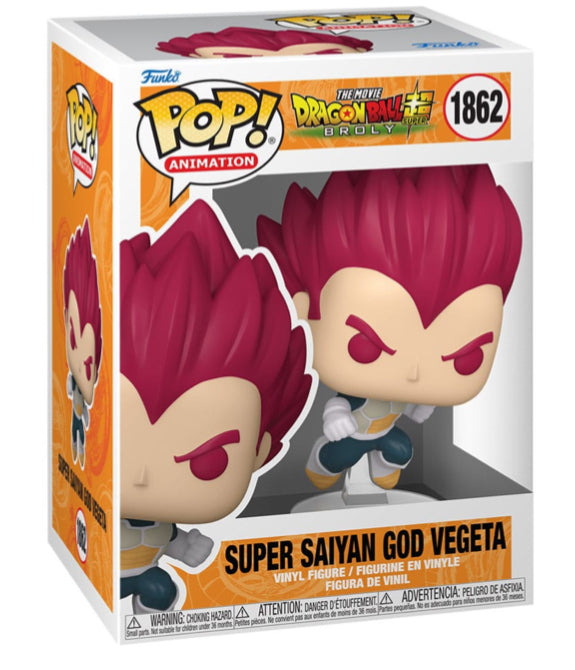 Nabestelling: Funko Pop! Super Saiyan God Vegeta 1862 Dragon Ball Z