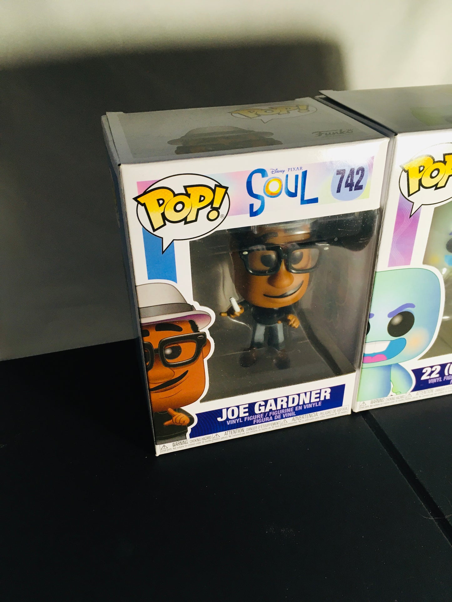 Funko Pop! Soul Joe Gardner 742 & 22(Grinning) 748 Disney