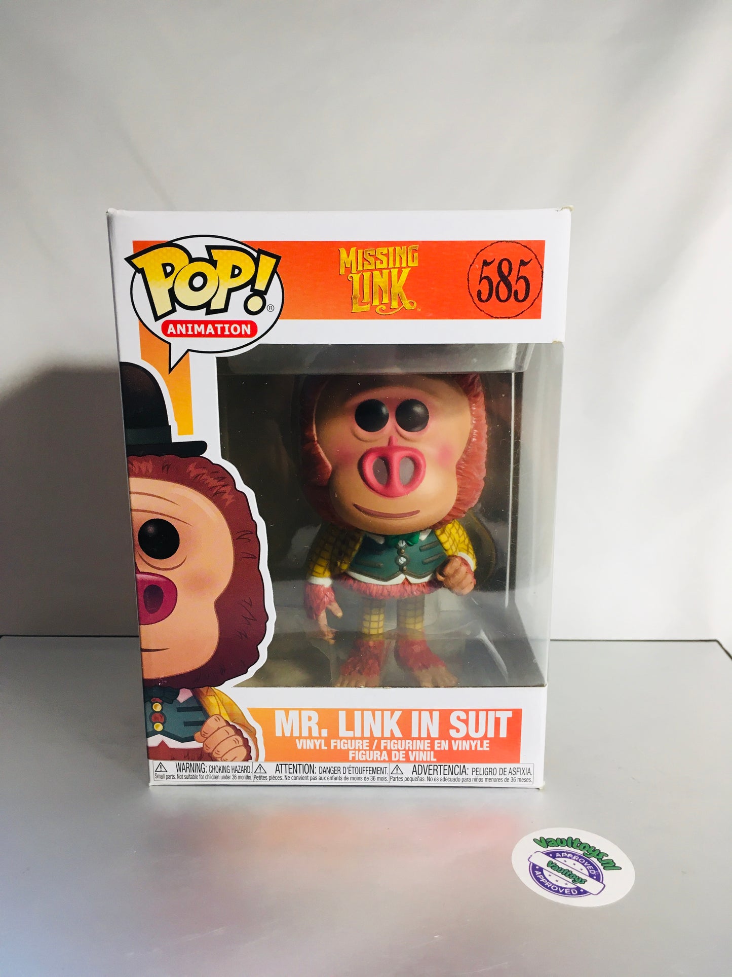 Funko Pop! Meneer Link in pak 585 Missing Link