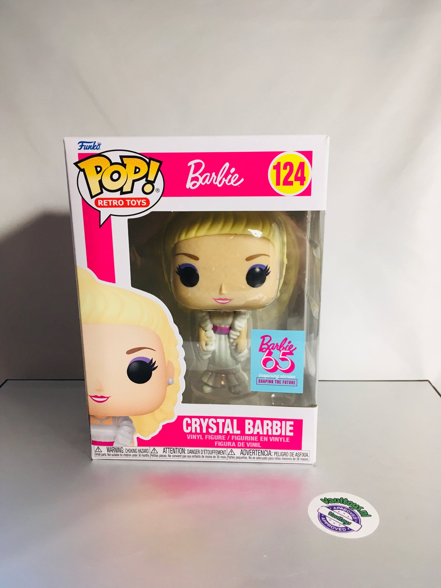 Funko Pop! Kristal Barbie 124 Barbie 65ste verjaardag