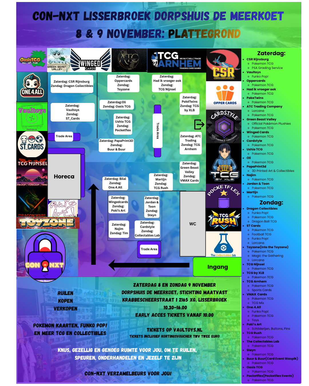 Tickets Con-NXT! 8 & 9 November Lisserbroek