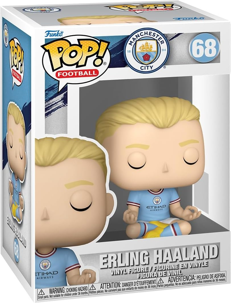 Funko Pop! Erling Haaland 68 Manchester City EFL Football