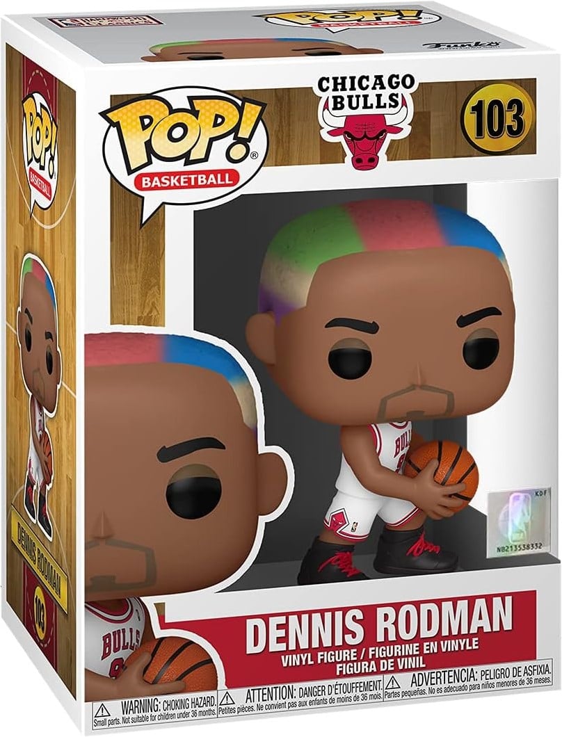 Funko Pop! Dennis Rodman 103 Chicago Bulls NBA