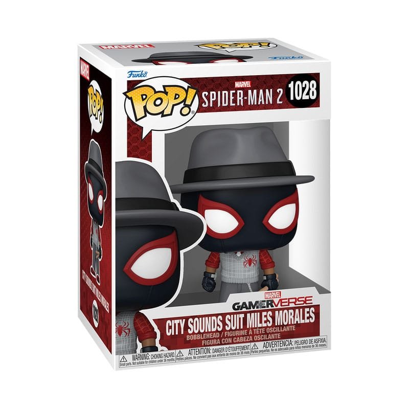 Funko Pop! Spider-Man 1028 Marvel City Sounds Miles