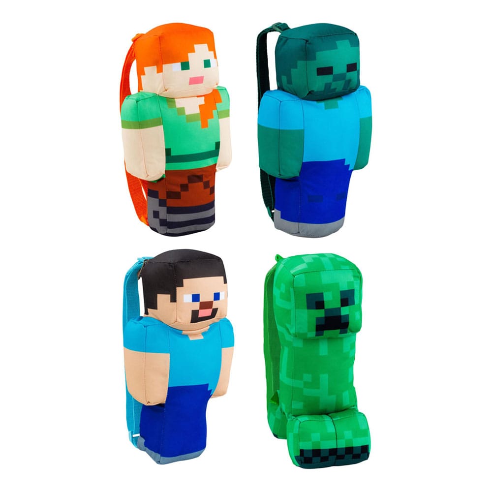 Minecraft Plush Backpacks