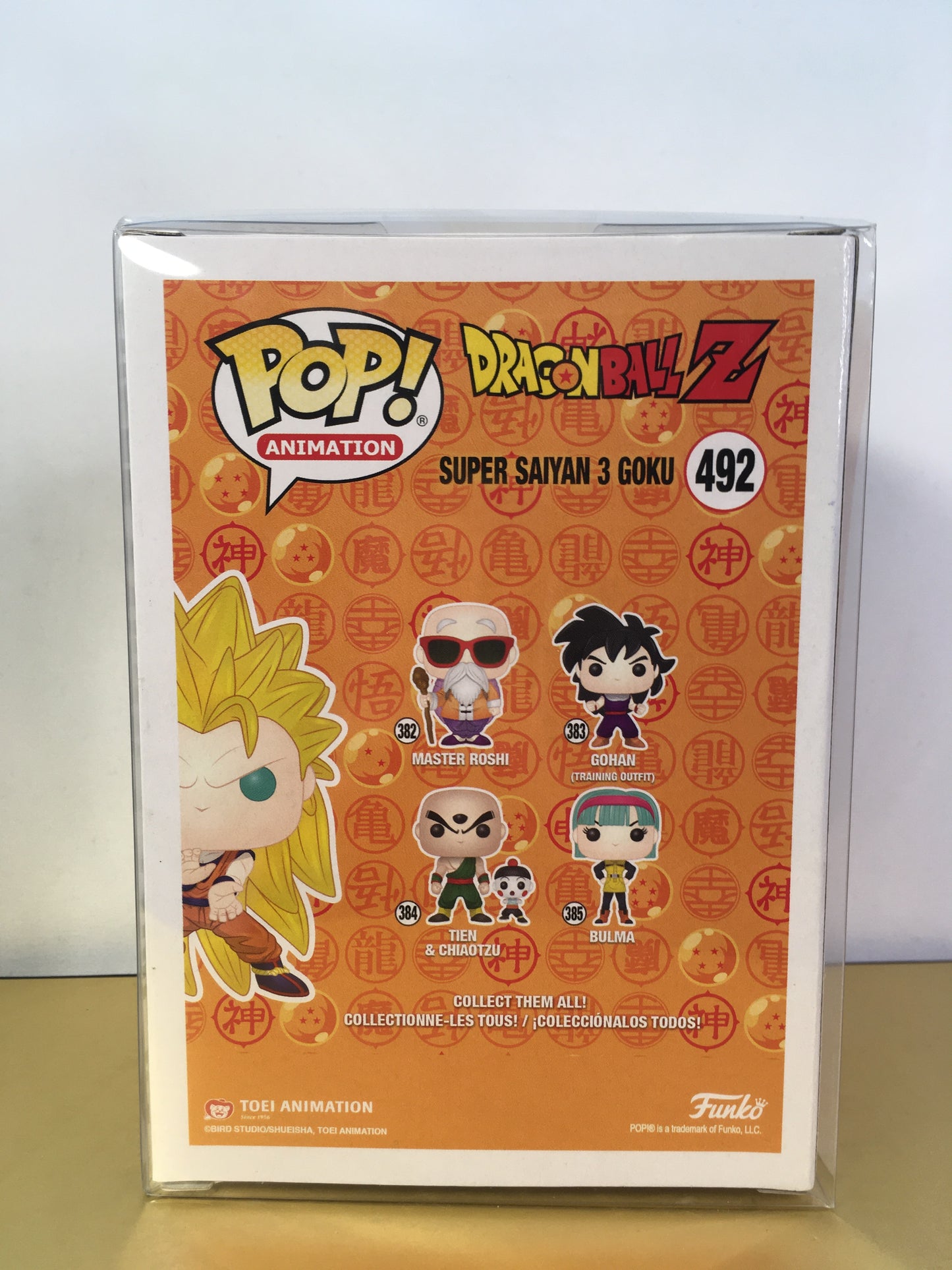 Vaulted Funko Pop Super Saiyan 3 Goku 492 GITD