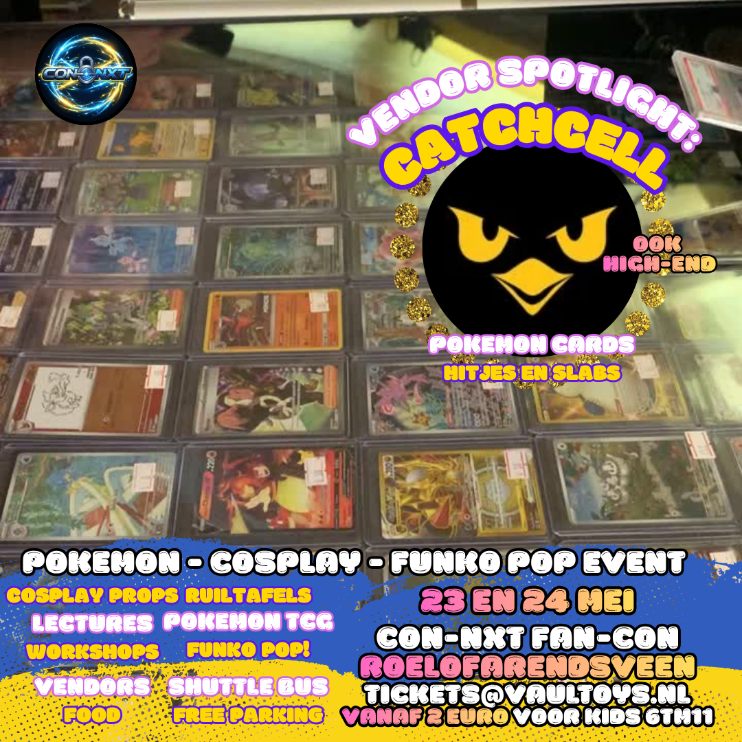 Tickets Con-NXT Roelofarendsveen | Pokémon - Funko - Cosplay Event