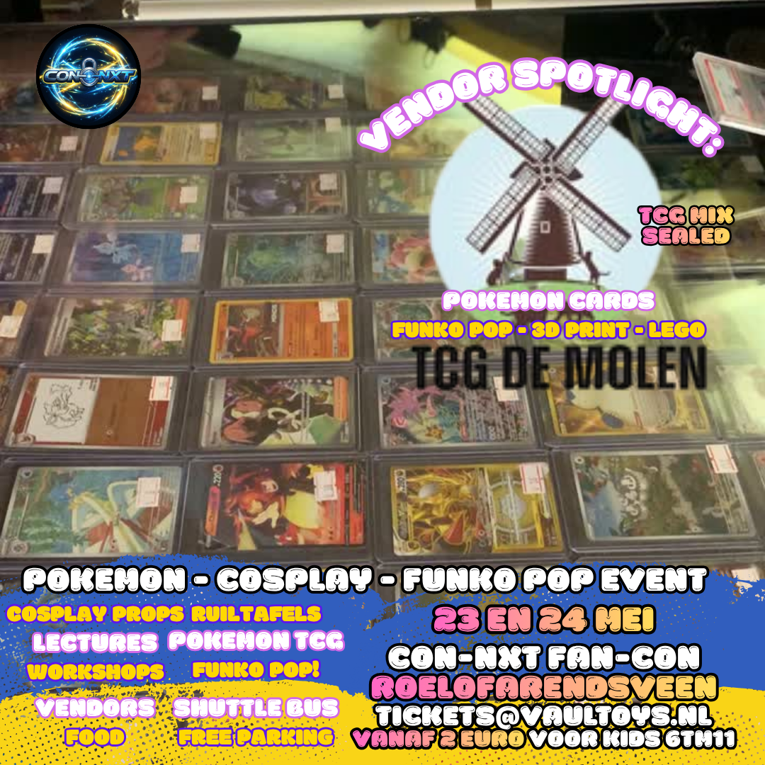 Tickets Con-NXT Roelofarendsveen | Pokémon - Funko - Cosplay Event