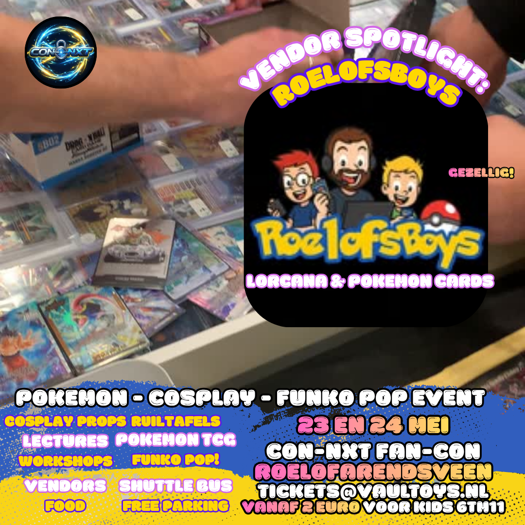 Tickets Con-NXT Roelofarendsveen | Pokémon - Funko - Cosplay Event