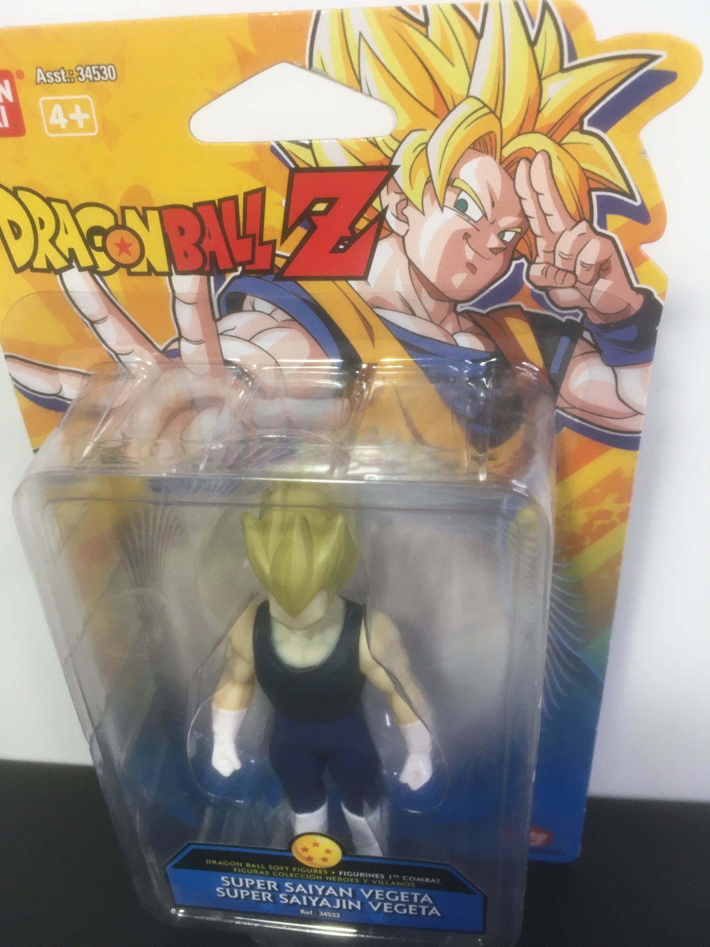 Bandai Super Saiyan Vegeta Soft Figure Dragon Ball Z