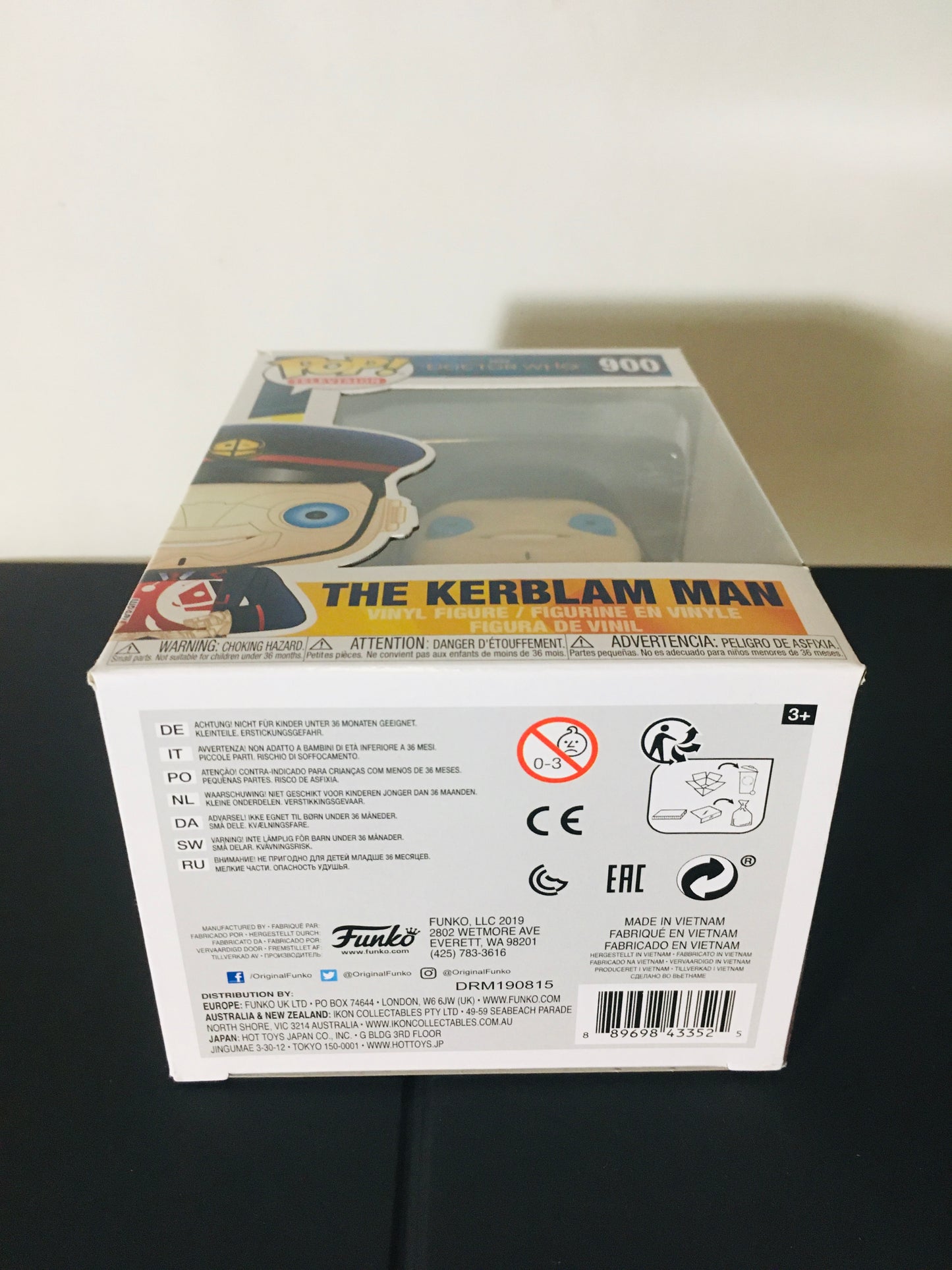 Vaulted Funko Pop! The Kerblam Man 900 Doctor Who - Pop! Television - Vaulted