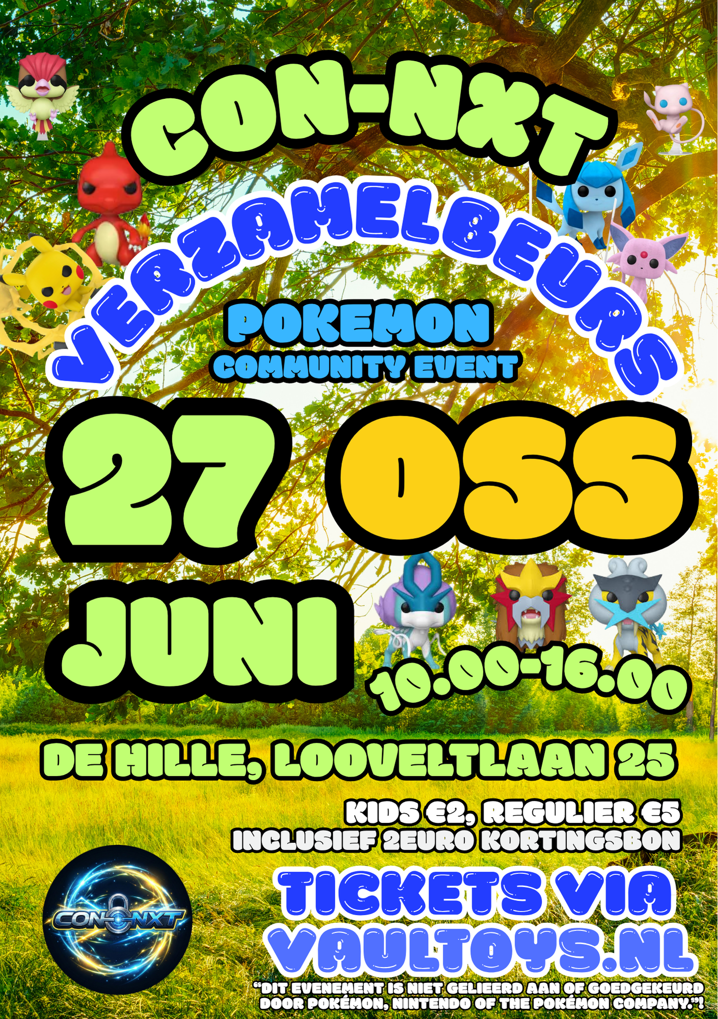 Tickets 27 Juni Pokemon Beurs Oss