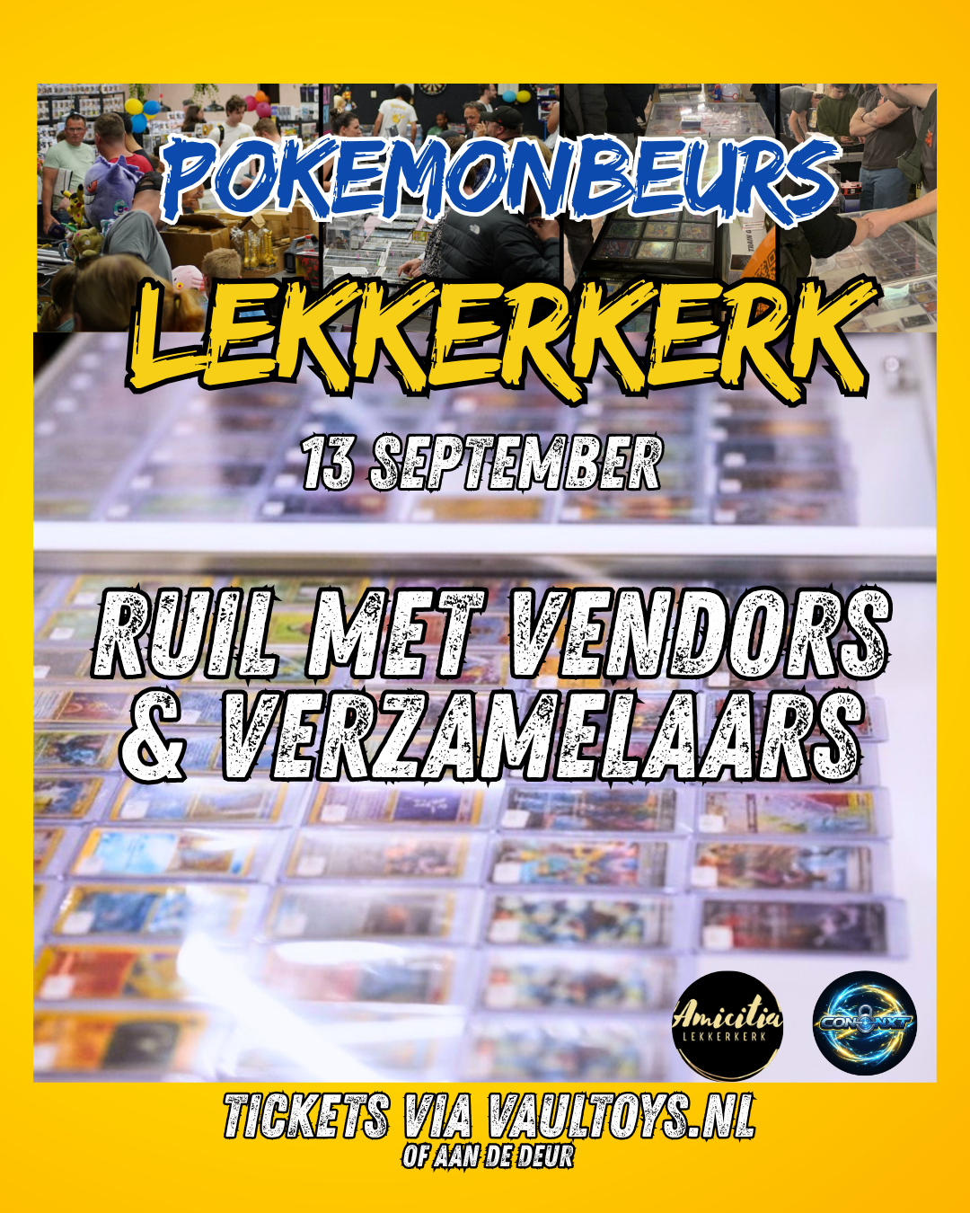 Tickets Pokemon Beurs Lekkerkerk 13 September | Con-NXT x Amicitia