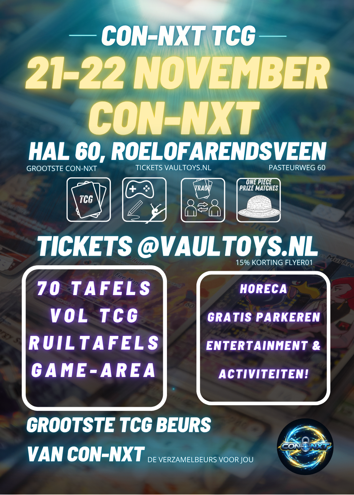 Ticket - Con-NXT Verzamelbeurs - Roelofarendsveen Oktober