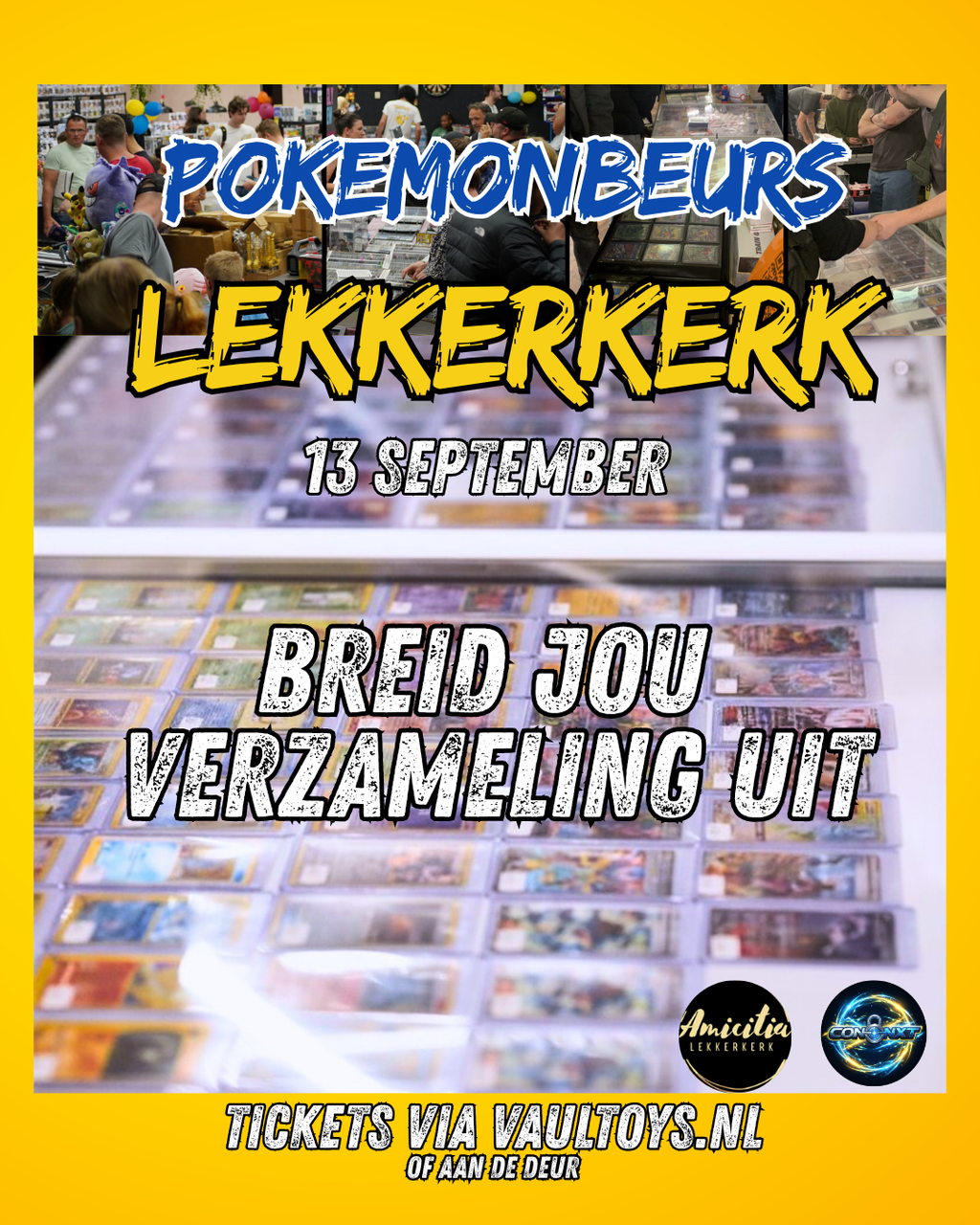 Tickets Pokemon Beurs Lekkerkerk 13 September | Con-NXT x Amicitia