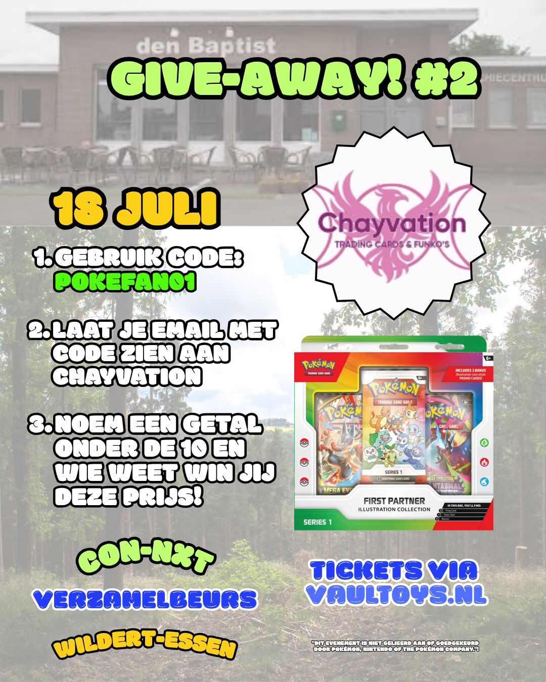 Tickets - 17, 18 en 19 juli - Pokémon Beurs Essen | Con-NXT