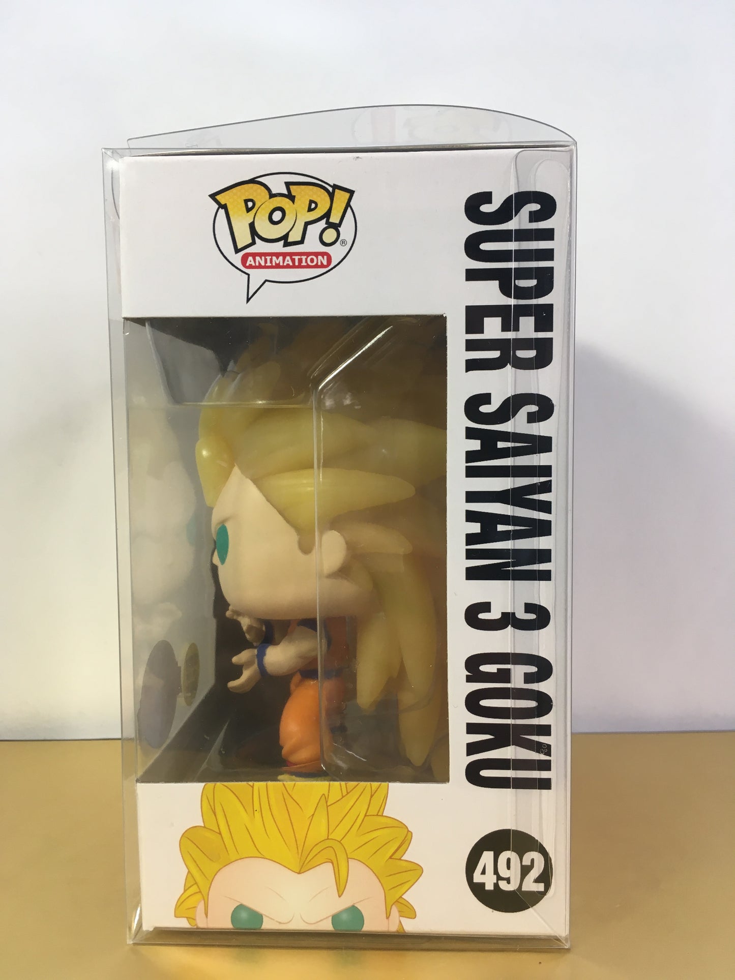 Vaulted Funko Pop Super Saiyan 3 Goku 492 GITD