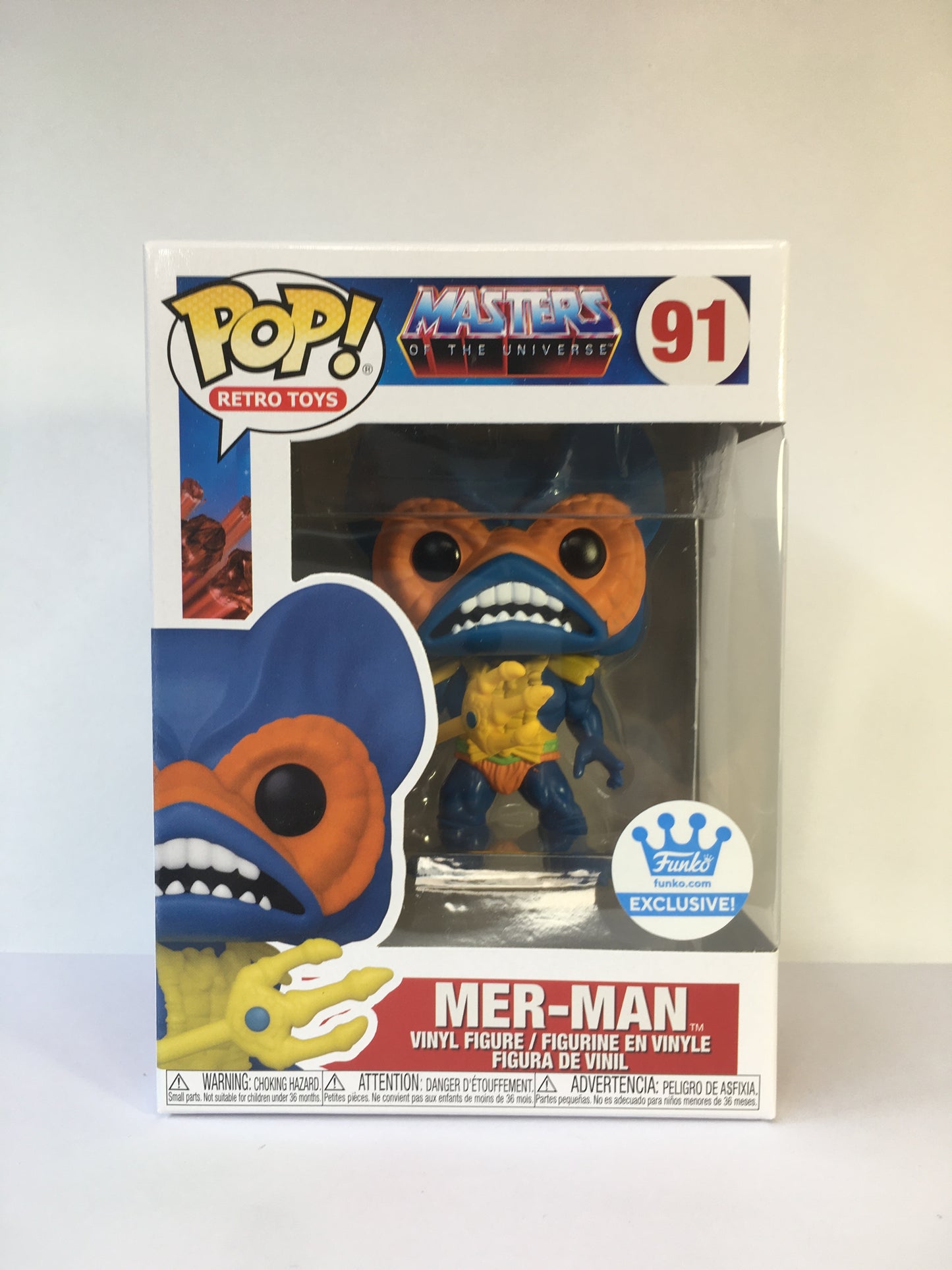 Funko Pop: Mer-Man 91 Funko Retro Exclusive Masters of the Universe