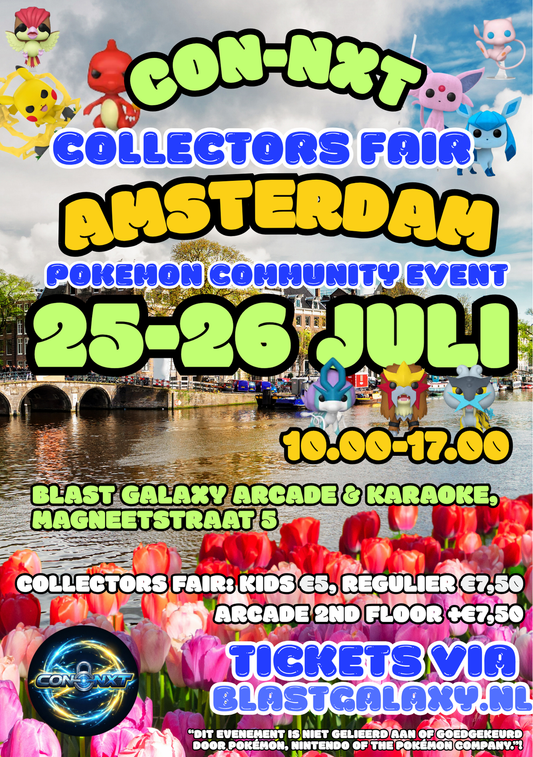 Tickets – 25 & 26 juli - Pokémon Beurs Amsterdam | Con-NXT Community Event