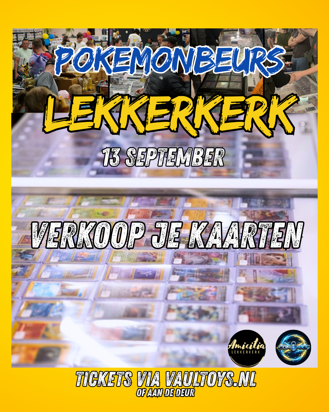 Tickets Pokemon Beurs Lekkerkerk 13 September | Con-NXT x Amicitia
