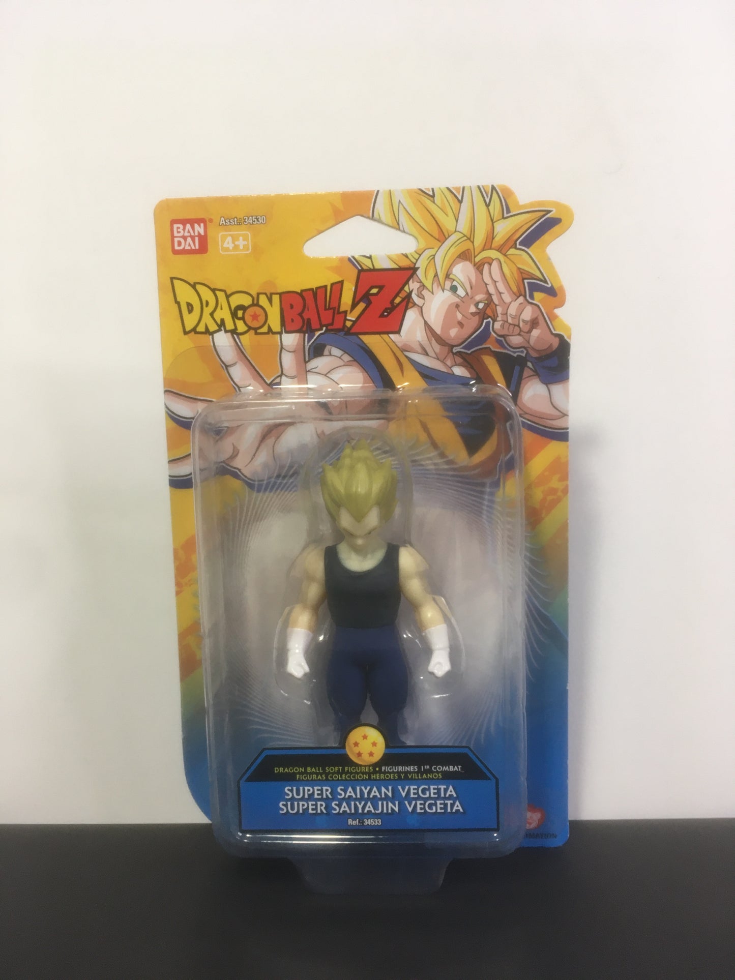 Bandai Super Saiyan Vegeta Soft Figure Dragon Ball Z