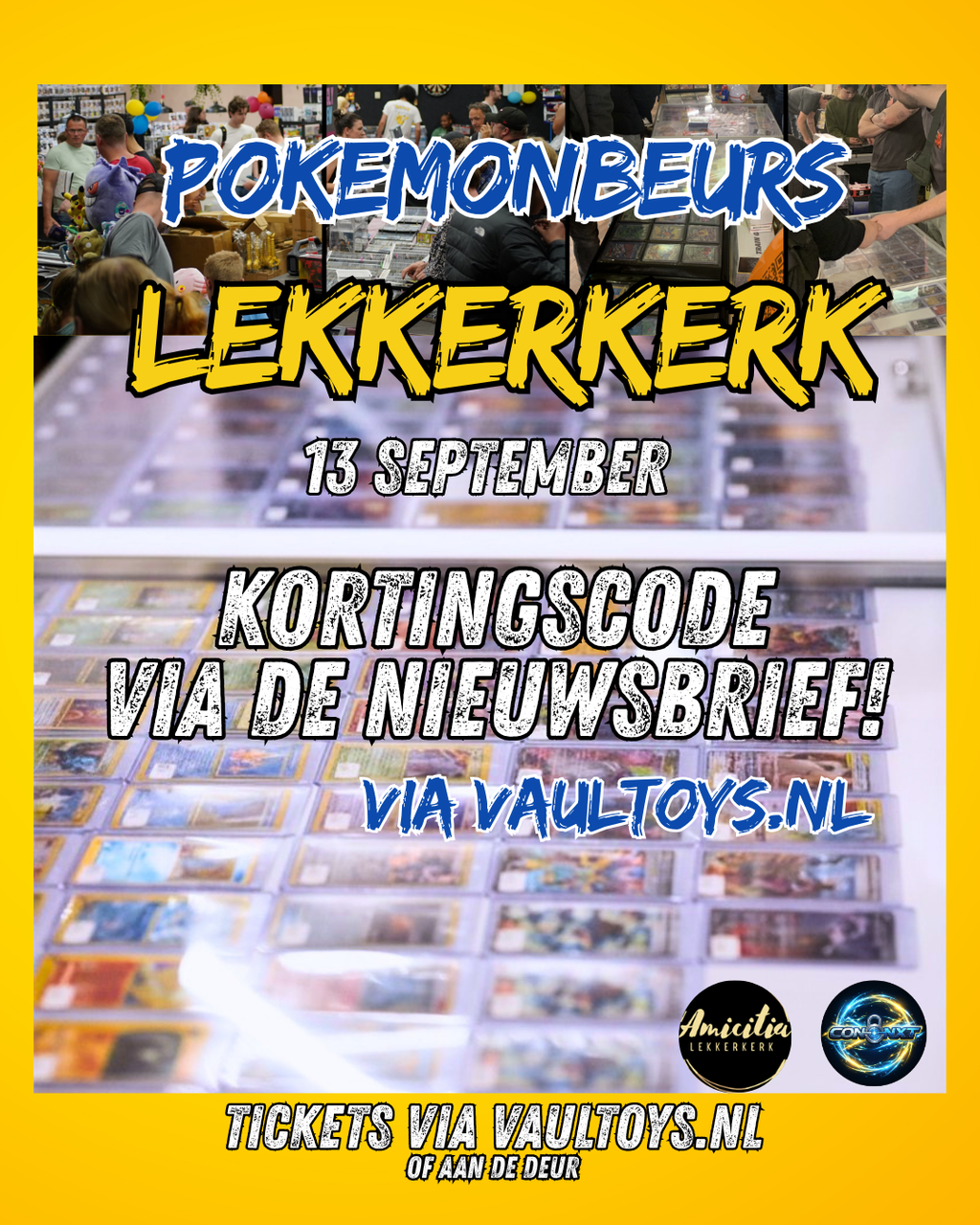Tickets Pokemon Beurs Lekkerkerk 13 September | Con-NXT x Amicitia