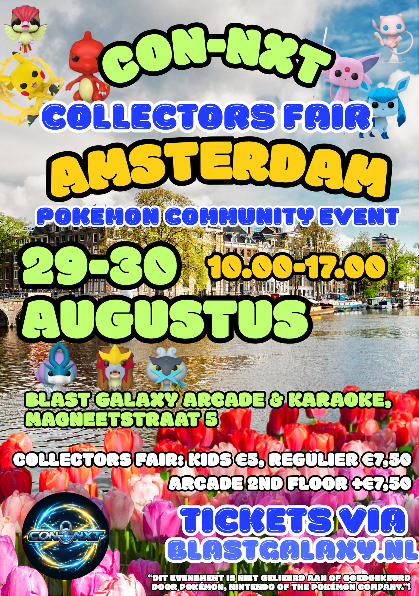 Tickets – 29 & 30 augustus - Pokémon Beurs Amsterdam | Con-NXT Community Event