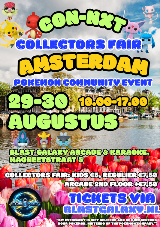 Tickets – 29 & 30 augustus - Pokémon Beurs Amsterdam | Con-NXT Community Event