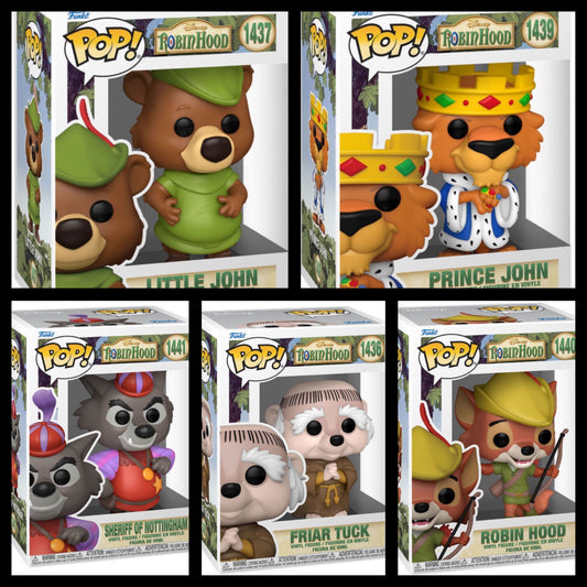 Backorder: Funko Pops Robin Hood - Different Options Available