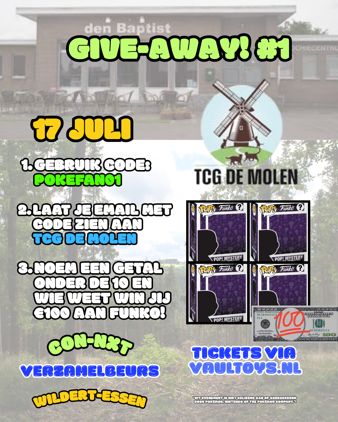 Tickets - 17, 18 en 19 juli - Pokémon Beurs Essen | Con-NXT