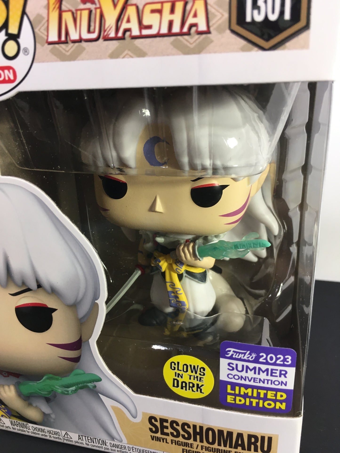 Funko Pop Sesshomaru 1301 Glows in the Dark Summer Convention Limited Edition InuYasha